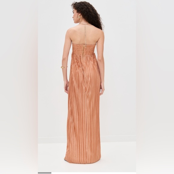 Sabina Musayev Nicola Strapless Dress in Copper as size Medium. Sold out! NWT - Picture 5 of 13